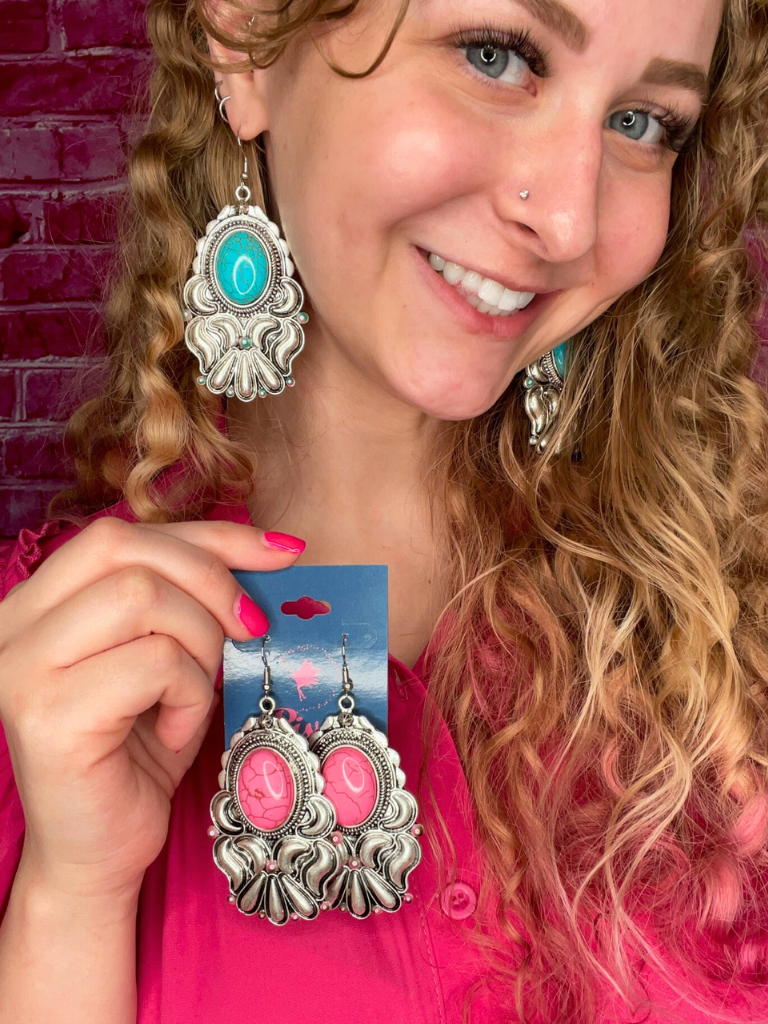 Cosmic Cowgirl Concho Earrings - 2 Colors!