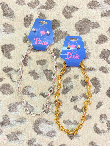 Rope Chain Necklace - 2 Colors!