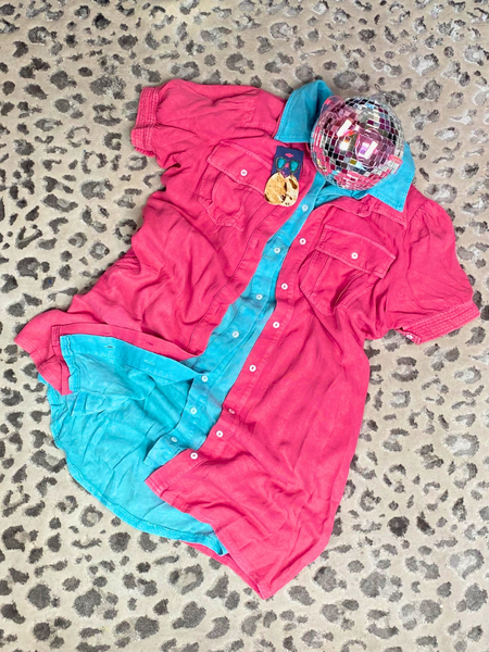 Shirt Dress - 2 Colors!